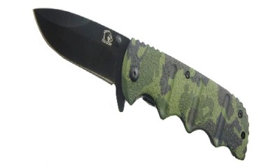 Falcon 8" Spring Assisted Pocket Knife Camo Handle KS8001 Falcon 8" Spring Assisted Pocket Knife Camo Handle KS8001